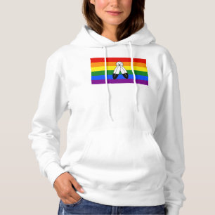 SlipperyJoe's two-spirit pride flag Indigenous sym Hoodie