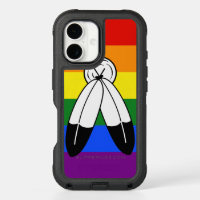 SlipperyJoe's two-spirit pride flag Indigenous sym