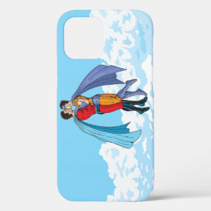 Slipperyjoe's two superheroes kissing characters f iPhone 12 pro case