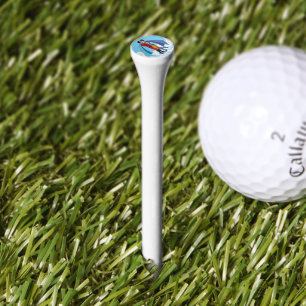 Slipperyjoe's two superheroes kissing characters f golf tees