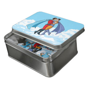 Slipperyjoe's two superheroes kissing characters f jigsaw puzzle