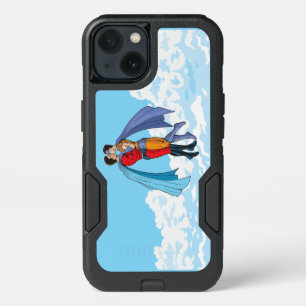 Slipperyjoe's two superheroes kissing characters f iPhone 13 case