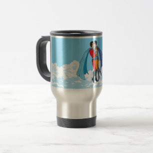 Slipperyjoe's two superheroes kissing characters f travel mug