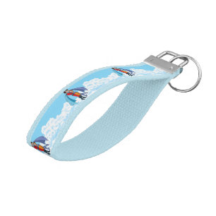 Slipperyjoe's two superheroes kissing characters f wrist keychain