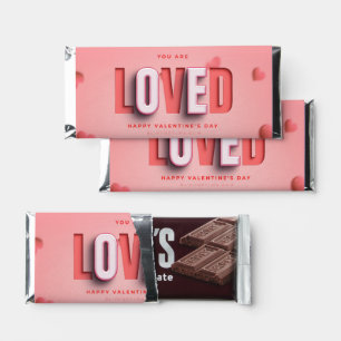 SlipperyJoe's Valentine's Day gifts romantic tone  Hershey Bar Favors