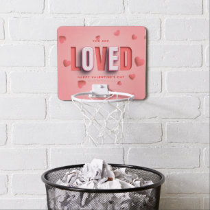 SlipperyJoe's Valentine's Day gifts romantic tone Mini Basketball Hoop