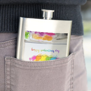 SlipperyJoe's Valentine's Day sentiment LGBTQ+ gay Flask