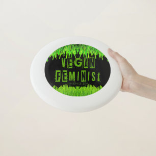 SlipperyJoe's vegan feminist attention-grabbing br Wham-O Frisbee