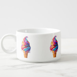 SlipperyJoe's vibrant ice cream cone food classic Bowl