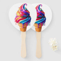 SlipperyJoe's vibrant ice cream cone food classic 