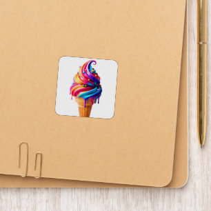 SlipperyJoe's vibrant ice cream cone food classic Patch
