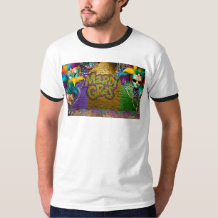 SlipperyJoe's vibrant Mardi Gras graphic classic C T-Shirt