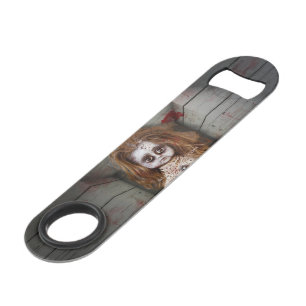 SlipperyJoe's vintage haunted porcelain doll creep Bar Key