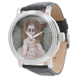SlipperyJoe's vintage haunted porcelain doll creep Watch