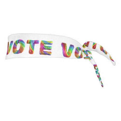 SlipperyJoes vote love equality gay pride gifts L Tie Headband
