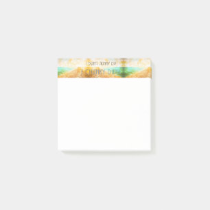 SlipperyJoe's warm idyllic beach scene campy skinn Post-it Notes