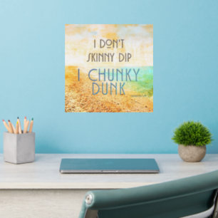 SlipperyJoe's warm idyllic beach scene campy skinn Wall Decal