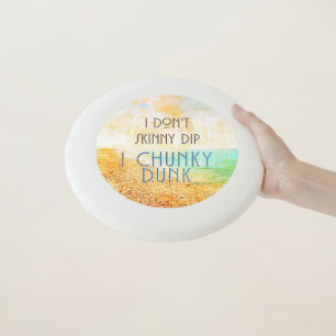SlipperyJoe's warm idyllic beach scene campy skinn Wham-O Frisbee