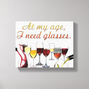 SlipperyJoe's wine drinkware cheeky pun red white  Canvas Print