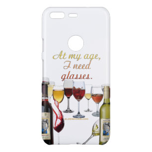 SlipperyJoe's wine drinkware cheeky pun red white  Uncommon Google Pixel Case