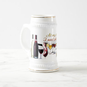 SlipperyJoe's Wine Glasses fermented grapes wine p Beer Stein