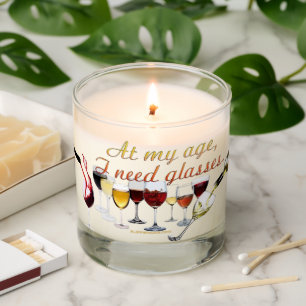 SlipperyJoe's Wine Glasses fermented grapes wine p Scented Candle