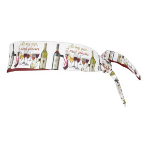 SlipperyJoe's Wine Glasses fermented grapes wine p Tie Headband