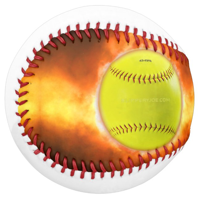 SlipperyJoe's yellow softball fireball flames rasp (Front Left)