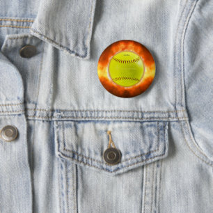 SlipperyJoe's yellow softball fireball flames rasp Button