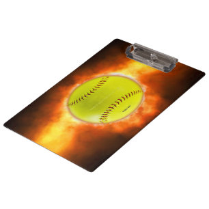 SlipperyJoe's yellow softball fireball flames rasp Clipboard