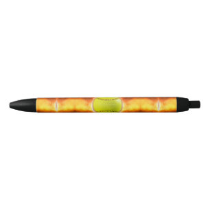 SlipperyJoe's yellow softball fireball flames rasp Pen