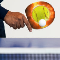 SlipperyJoe's yellow softball fireball flames rasp