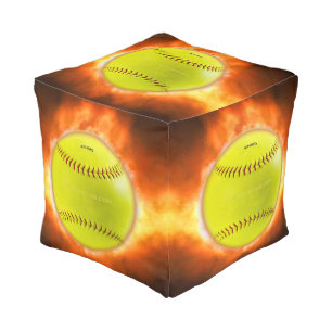 SlipperyJoe's yellow softball fireball flames rasp Pouf