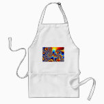 Slipping Through - Fractal Art Adult Apron