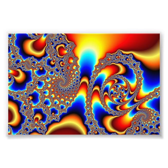 Slipping Through - Fractal Art Photo Print (Front)