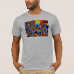 Slipping Through - Fractal Art T-Shirt