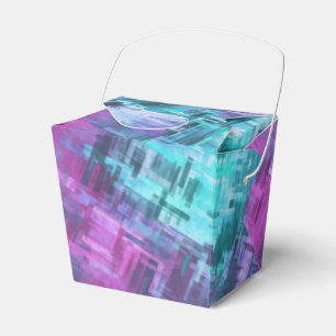 slipstream digihatch - teal and purple : favor boxes