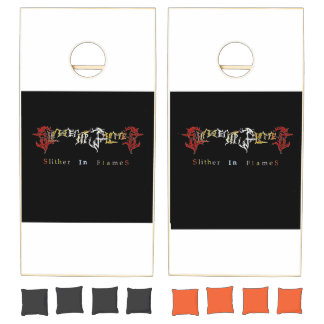 Sliter In Flames CH Boards Cornhole Set