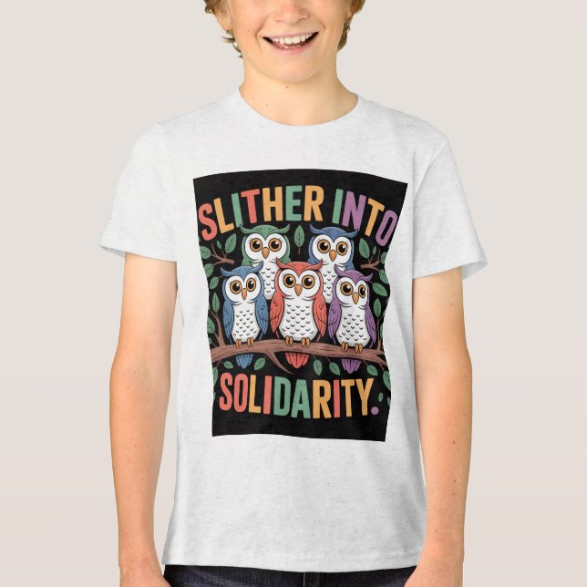 Slither into Solidarity T Shirt  (Front)