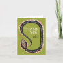 Slither Snake Kid's Birthday Folded Thank You Card