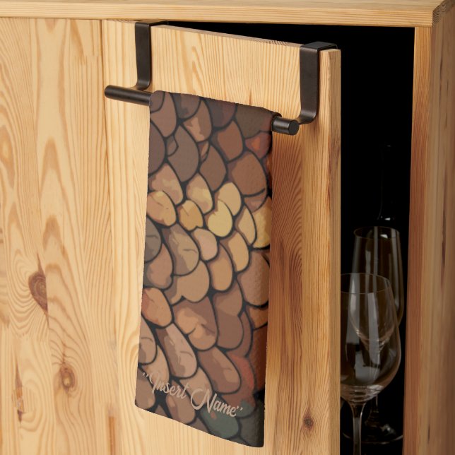 Slithering Chic Kitchen Towel (Thirds Fold)