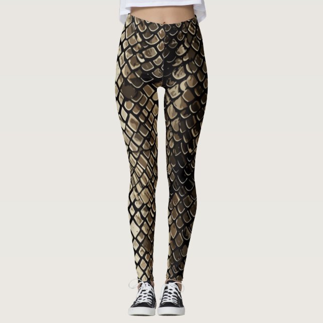 Slithering Chic Leggings (Front)