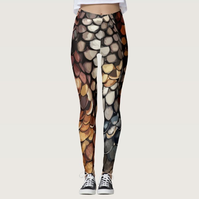 Slithering Chic Leggings (Front)