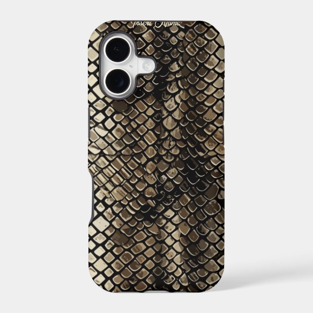 Slithering Chic Mug Iphone Case (Back)