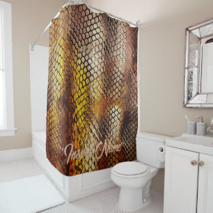 Slithering Chic Shower Curtain