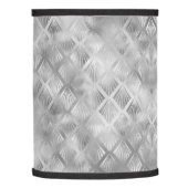 Sliver Gray Geometric Abstract Lamp Shade (Left)