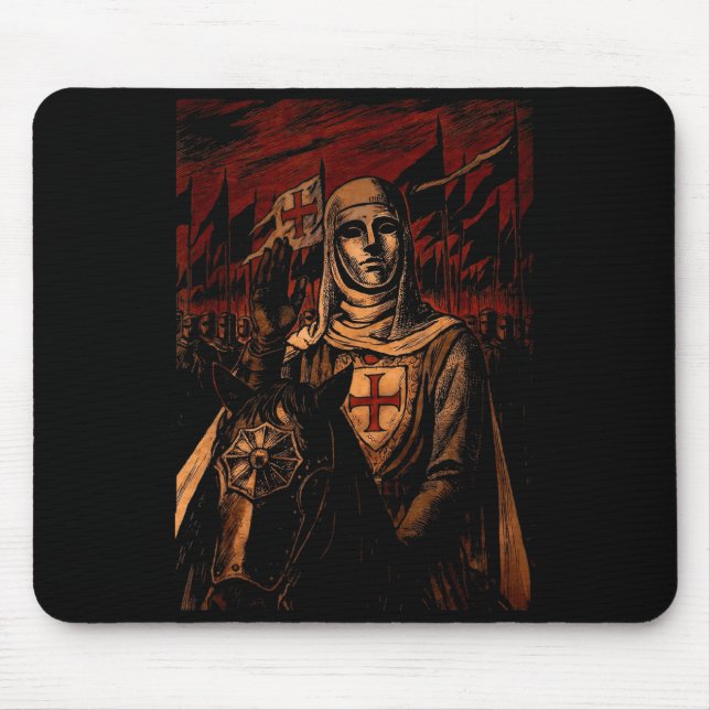 Sliver Mask King Baldwin Iv Meme The Leper King Wa Mouse Pad (Front)