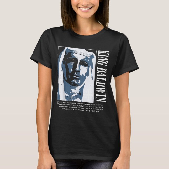 Sliver Mask King Baldwin Iv Meme The Leper King Wa T-Shirt (Front)