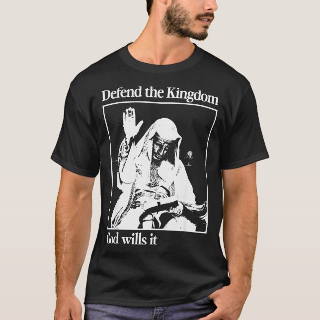 Sliver Mask King Baldwin Iv Meme The Leper King Wa T-Shirt (Front)
