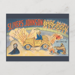 Slivers Johnson, the Clown Postcard